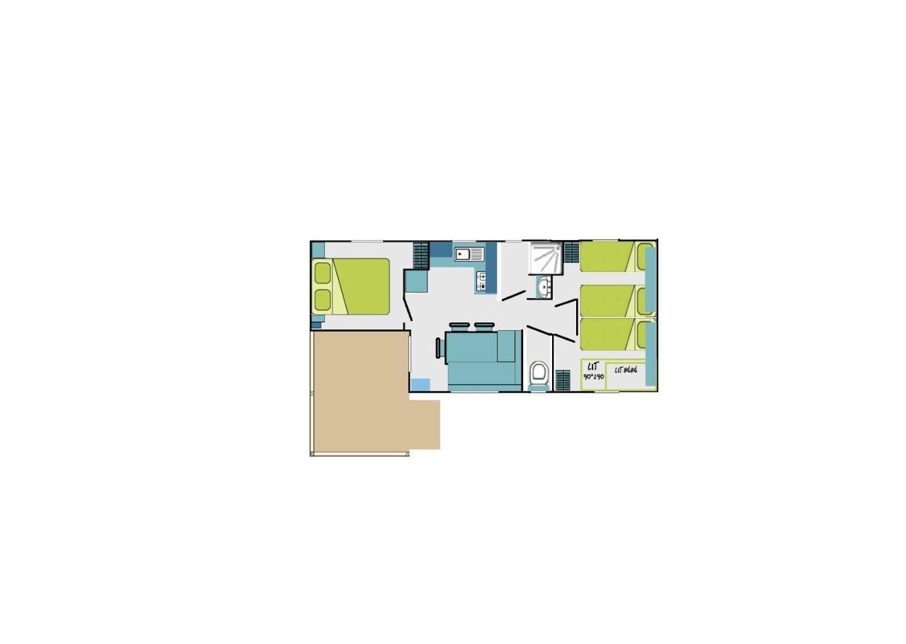 Camping L'Arada Parc Hotell Sonzay Eksteriør bilde